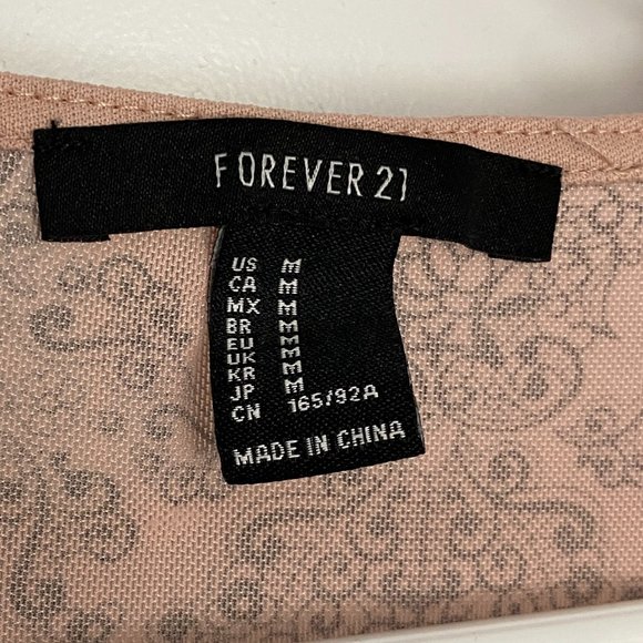 Paisley print Nude V-neck bodysuit - Picture 2 of 6